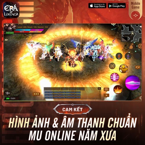 Đồ họa hình ảnh, âm thanh chuẩn game MU Online