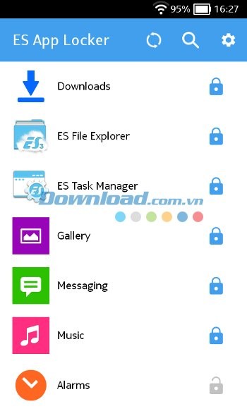 ES App Locker giúp khóa mọi ứng dụng trên thiết bị