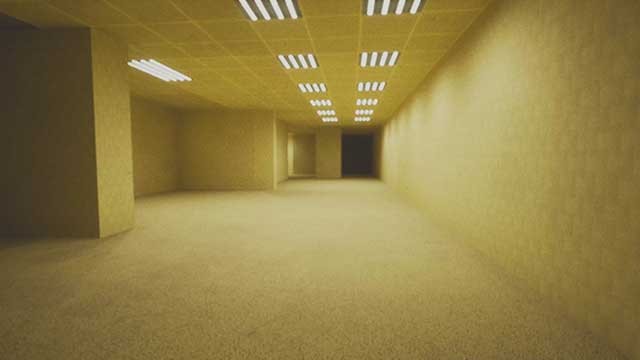 Đi qua nhiều tầng trong Backroom với phong cảnh hoài cổ khác nhau