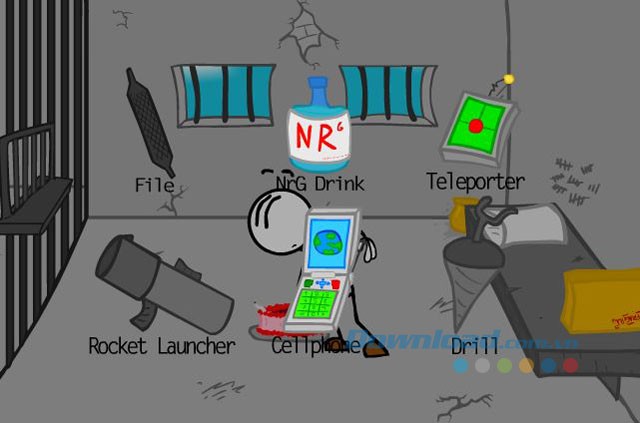 Chọn dụng cụ để trốn tù