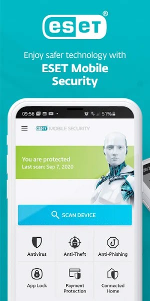 Bảo mật điện thoại với ESET Mobile