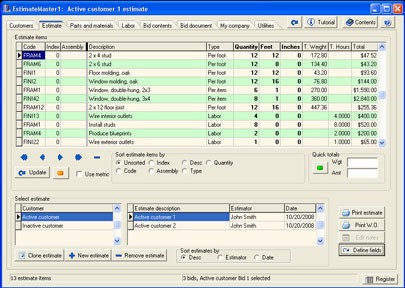 Estimate Master