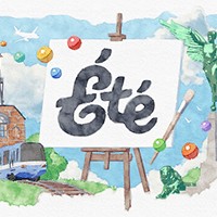 Été Game: Vẽ tranh phong cảnh đồ họa thơ mộng