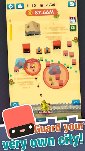 Bảo vệ thành phố của bạn trước những đợt tấn công của kẻ thù