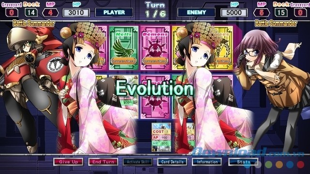 Tiến hóa thẻ bài trong game chiến thuật Eternal Destiny cho máy tính