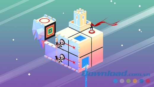 Euclidean Lands cho iOS thách thức người chơi qua nhiều môi trường khác nhau