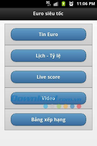 Euro 2012 siêu tốc for Android