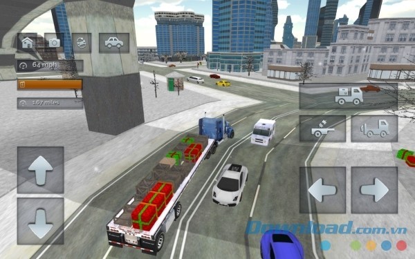 Game vận chuyển hàng hóa cực hay Euro Truck Driving Simulator cho Android