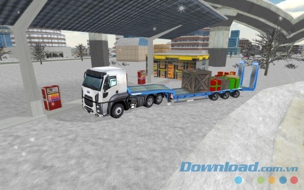 Đồ họa ấn tượng của Euro Truck Driving Simulator cho Android
