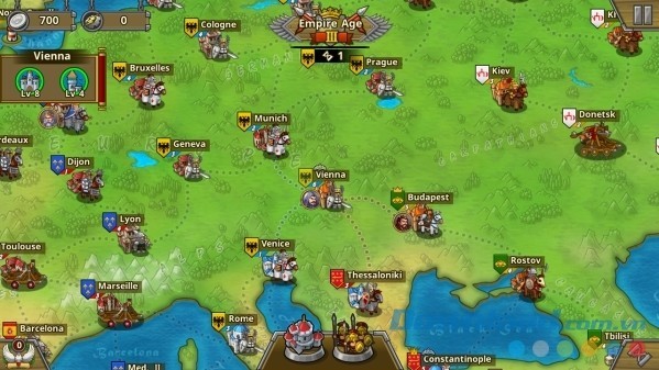 Bản đồ sinh động của European War 5: Empire cho Android