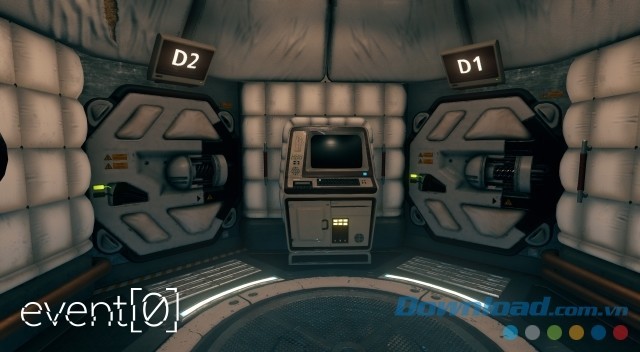 Bối cảnh trạm vũ trụ trong game phiêu lưu Event[0] cho máy tính và Mac