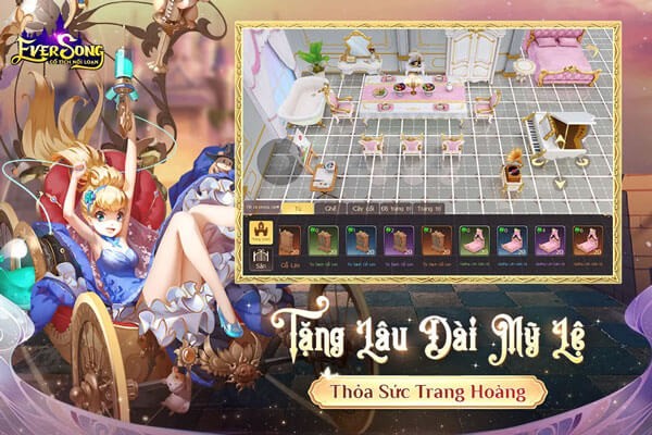 Tặng lâu đài mỹ lệ - Thỏa sức trang hoàng
