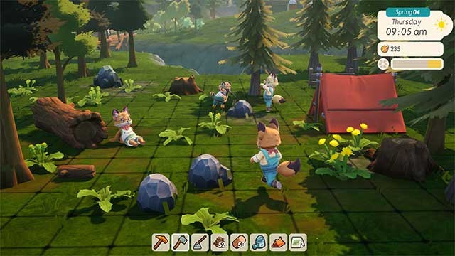 Cùng nhau làm việc, trồng trọt, xây dựng, trang trí và khám phá