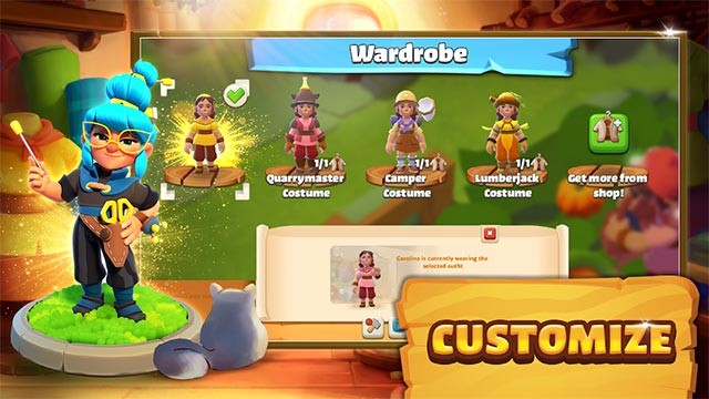 Tùy chỉnh nhân vật với vô vàn cách kết hợp khác nhau