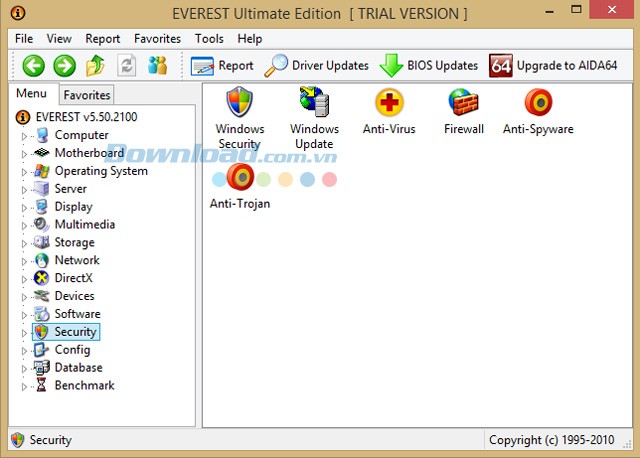 Thông tin về Security của máy tính