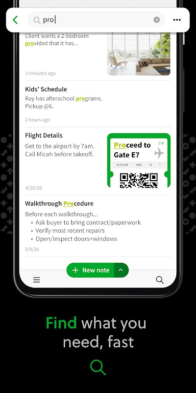 Nhanh chóng tìm thấy ghi chú bạn cần trên EverNote