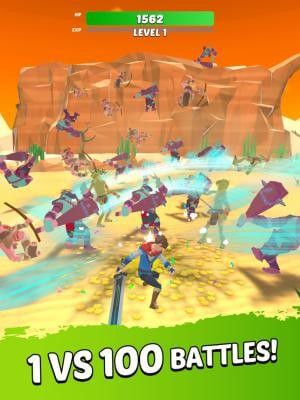 Tham gia trận chiến 1vs100