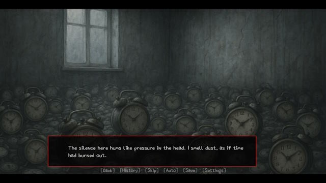 Trong trò chơi này, đồng hồ là một thực thể sống đáng sợ và ám ảnh