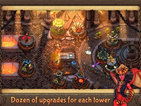 Hàng chục nâng cấp cho mỗi tháp phòng thủ