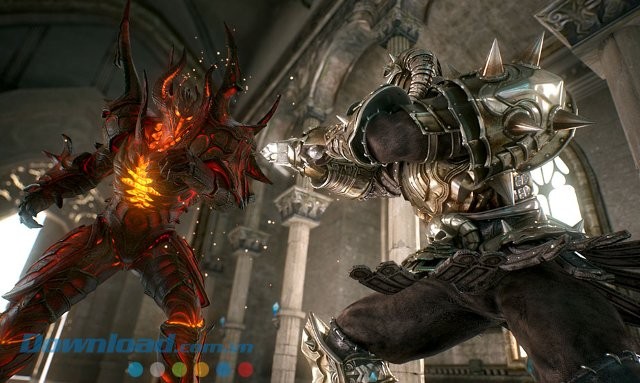 Tiêu diệt quái vật trong game EvilBane: Rise of Ravens