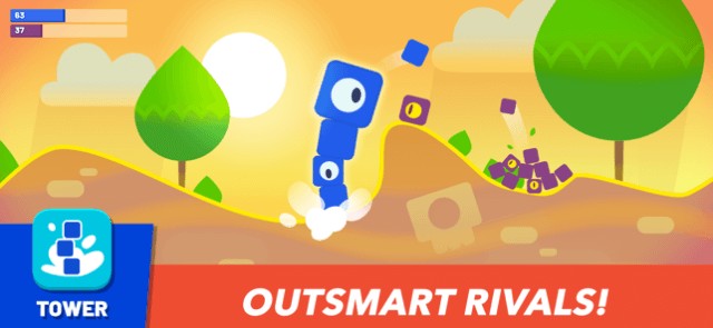 Điều khiển các Evo tấn công kẻ thù trong game Evo Pop