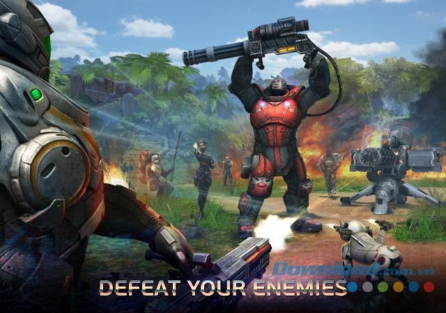 Đánh bại những tên quái vật khủng trong game Evolution: Battle for Utopia