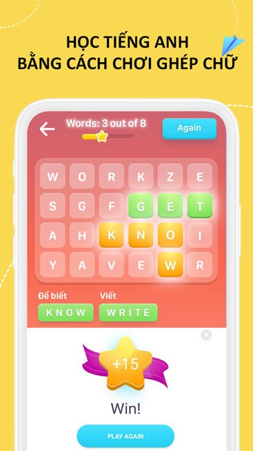 Học Tiếng Anh bằng ghép chữ