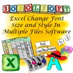 Excel Font Size and Style Changer - Software for Multiple Files