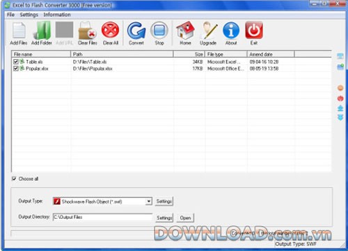 Excel to Flash Converter 3000