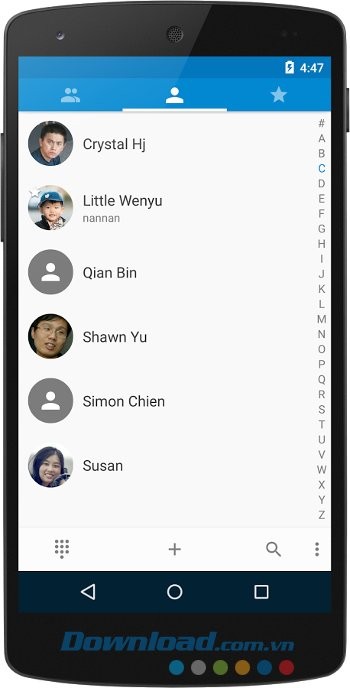 Quản lý danh bạ với ExDialer