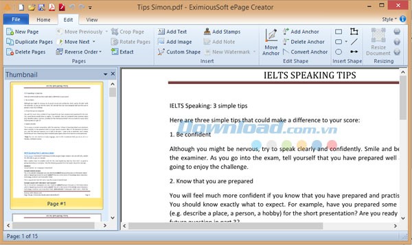 EximiousSoft ePage Creator