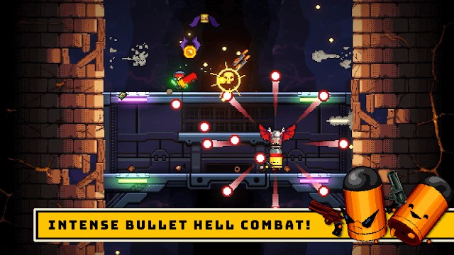 Tham gia các trận chiến với cơn mưa đạn dữ dội trong Exit the Gungeon