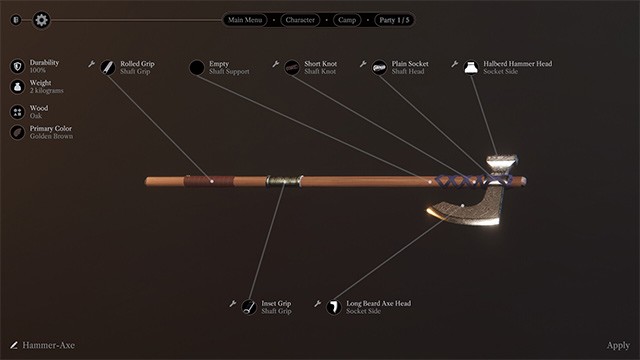 Lắp ráp vũ khí đa dạng từ các bộ phận thu thập được trong game Expedition Into Darkness