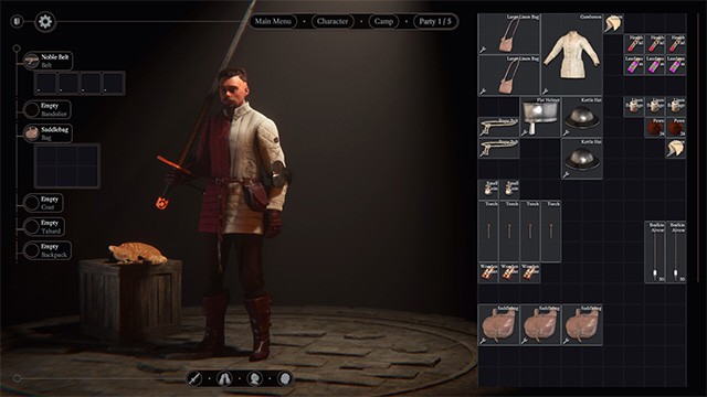 Trang bị cho anh hùng các loại vũ khí, quần áo và cả ma thuật bị cấm đoán