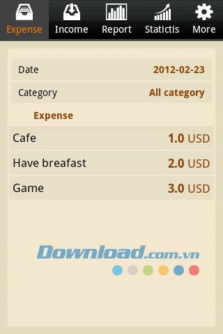 Expense Diary for Android