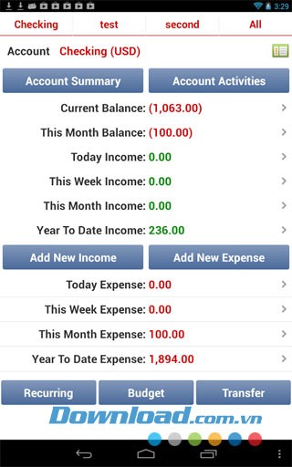 Expense Manager cho Android
