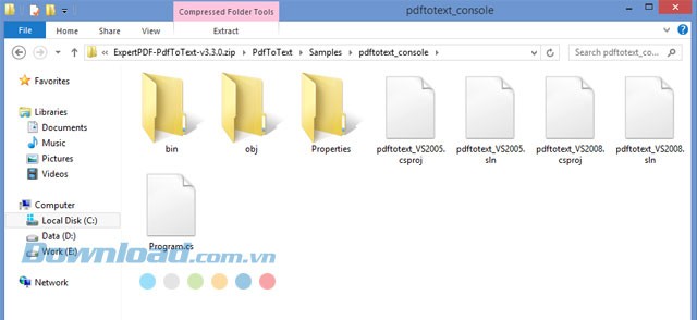 Các mẫu cho Winforms và Console