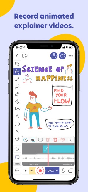 Explain Everything Whiteboard cho bạn ghi lại các video sinh động