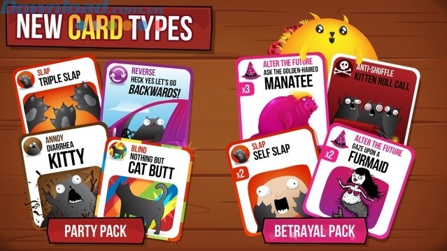 Exploding Kittens cho một vài thẻ mới giúp tăng trải nghiệm cho game thủ