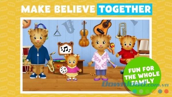 Explore Daniel's Neighborhood cho Android mở ra một sân chơi gia đình vui nhộn