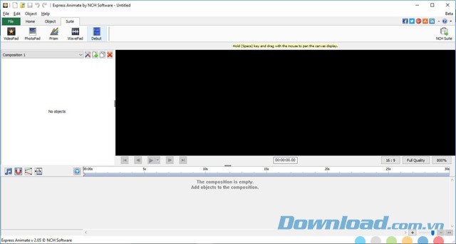 Lưu video thành nhiều định dạng khác nhau bằng ứng dụng chỉnh sửa video Express Animate cho máy tính