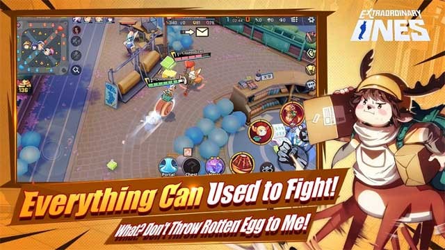 Hãy thử các phong cách chơi khác nhau và đè bẹp kẻ thù của bạn trong một trận chiến 5v5 thời gian thực