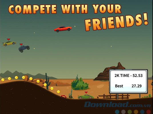 Đua xe với bạn bè