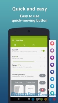EyeFilter Pro cho Android rất dễ sử dụng