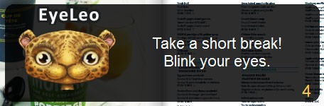 Bài tập cho mắt trong quãng nghỉ ngắn