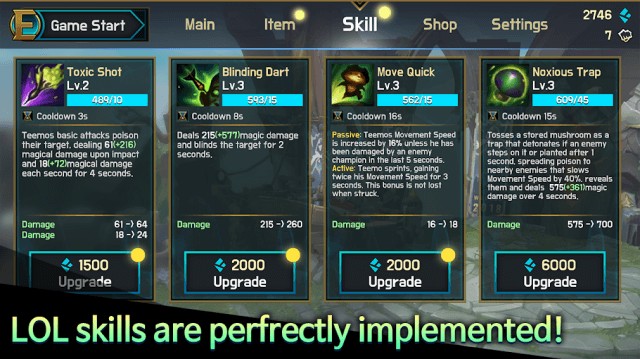 Giữ nguyên các kỹ năng đặc biệt từ Liên Minh Huyền Thoại