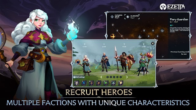 Triệu hồi các anh hùng mạnh mẽ thuộc nhiều phe phái khác nhau, sở hữu những đặc trưng riêng