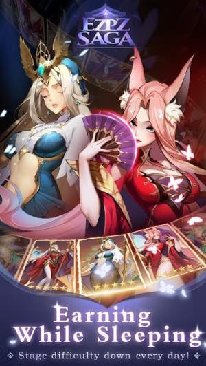 EZPZ Saga là trò chơi nhập vai nhàn rỗi, cho bạn kiếm được chiến lợi phẩm cả khi đang ngủ