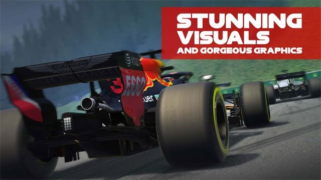 F1 Mobile Racing có hình ảnh tuyệt đẹp và đồ họa lộng lẫy