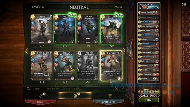 Xây dựng cỗ bài mạnh